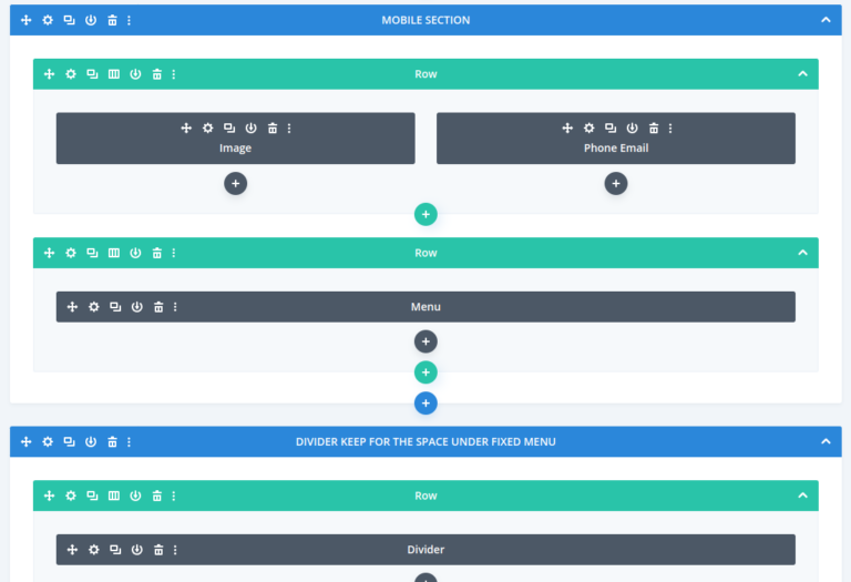 divi sticky header mobile